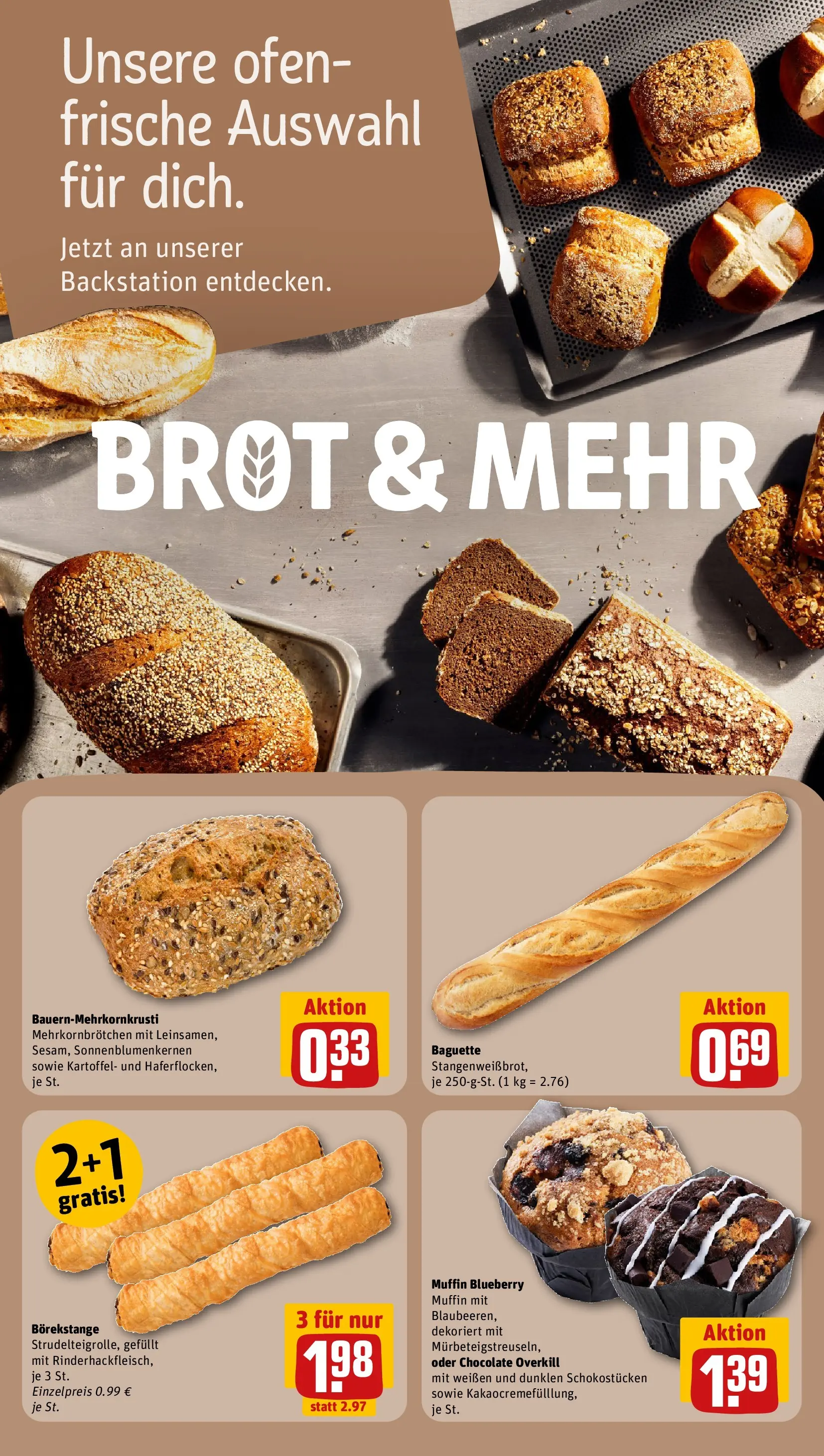 REWE Prospekt ab 08.06.2026 zum Blättern » Angebote | Seite: 28 | Produkte: Ofen, Baguette, Brot