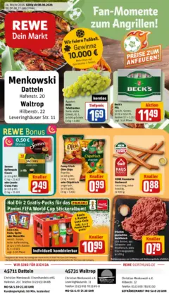 Rewe Prospekt Waltrop ab 08.06.2026 gültig