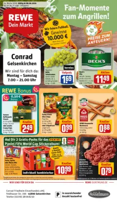 Rewe Prospekt Gelsenkirchen / Scholven ab 08.06.2026 gültig