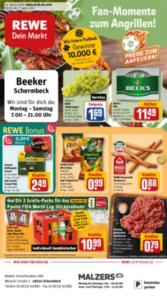 Rewe Prospekt Schermbeck ab 08.06.2026 gültig