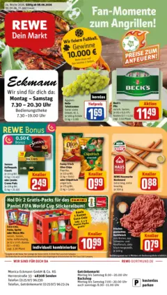 Rewe Prospekt Senden ab 08.06.2026 gültig