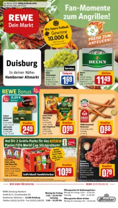 Rewe Prospekt Duisburg ab 08.06.2026 gültig