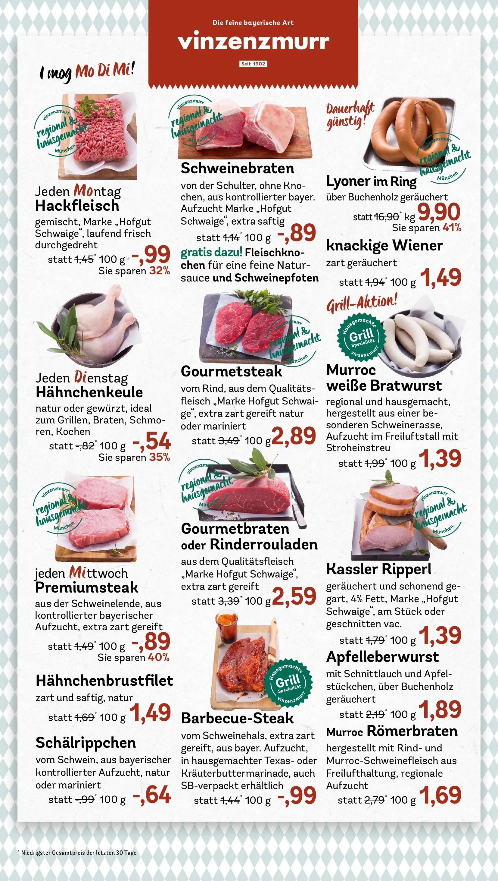 REWE Prospekt ab 07.06.2026 zum Blättern » Angebote | Seite: 8 | Produkte: Rinderrouladen, Grill, Bratwurst, Fleisch