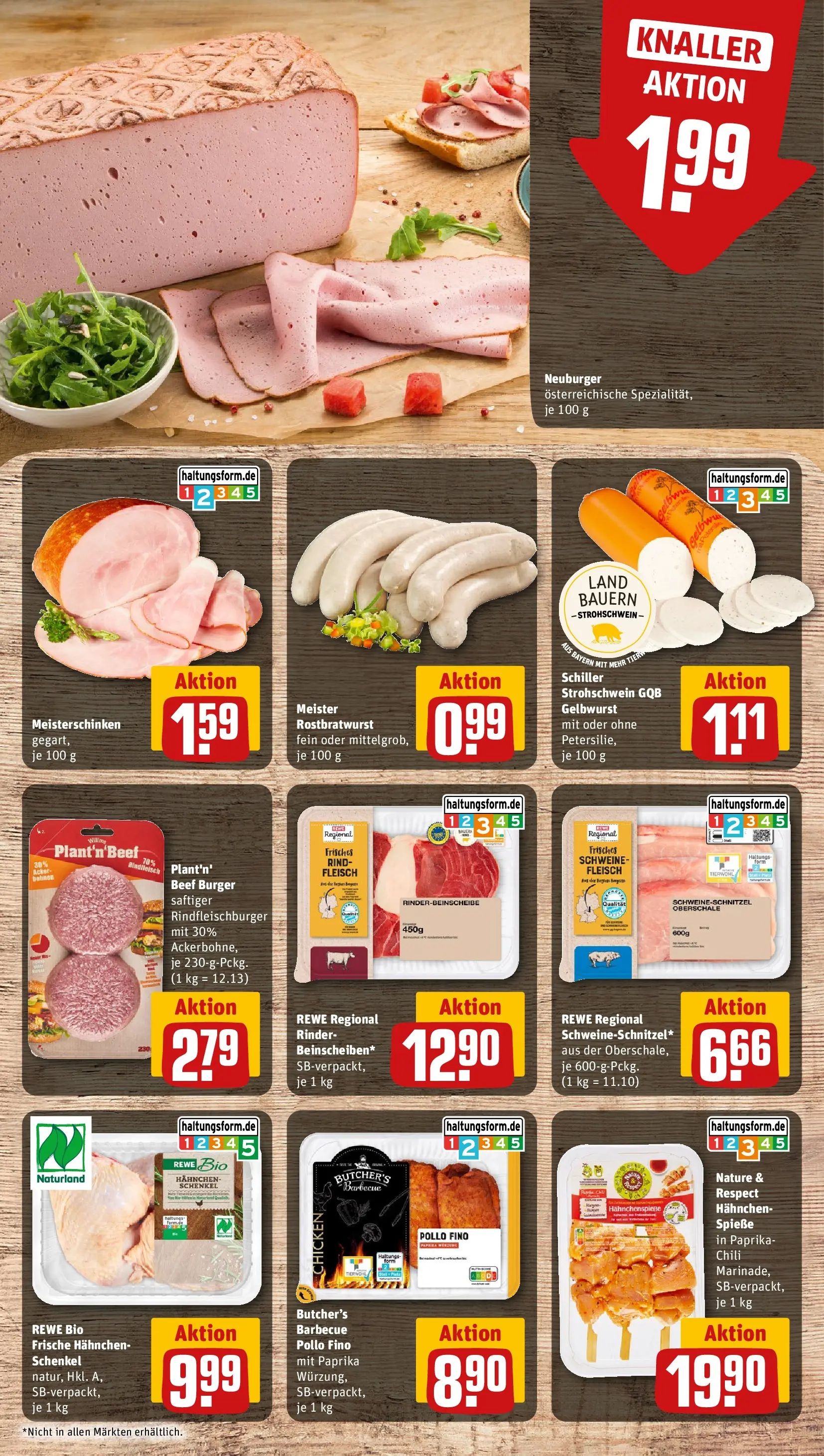 REWE Prospekt ab 07.06.2026 zum Blättern » Angebote | Seite: 8 | Produkte: Spieße, Schnitzel, Paprika, Fleisch