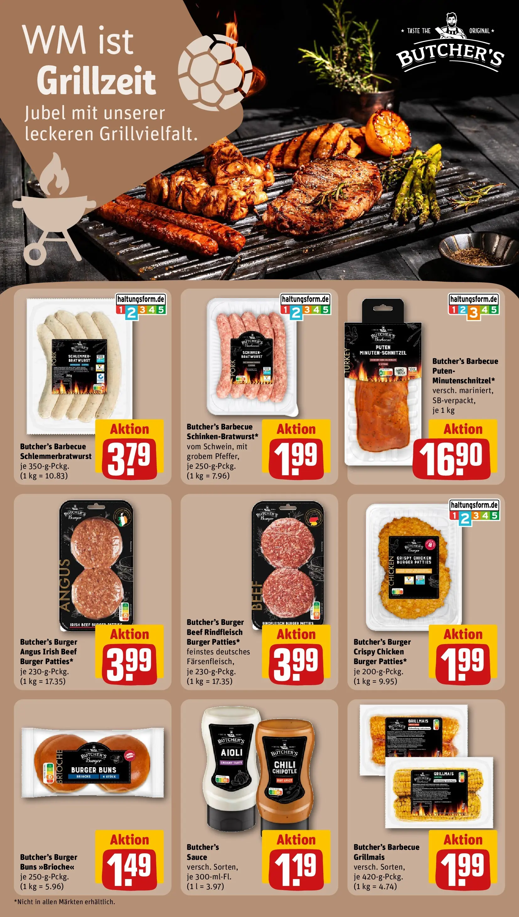 REWE Prospekt ab 07.06.2026 zum Blättern » Angebote | Seite: 11 | Produkte: Bratwurst, Schnitzel, Schinken, Rindfleisch