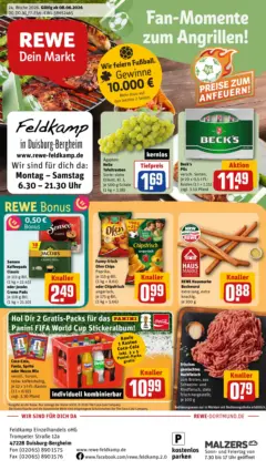 Rewe Prospekt Duisburg / Bergheim ab 08.06.2026 gültig