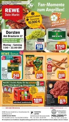 Rewe Prospekt Dorsten ab 08.06.2026 gültig