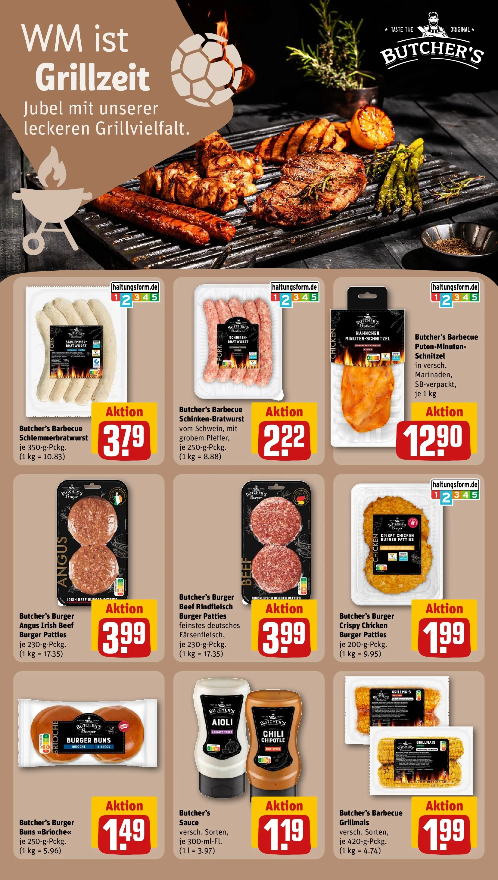 REWE Prospekt ab 08.06.2026 zum Blättern » Angebote | Seite: 11 | Produkte: Hahnchen, Burger, Chili, Rindfleisch