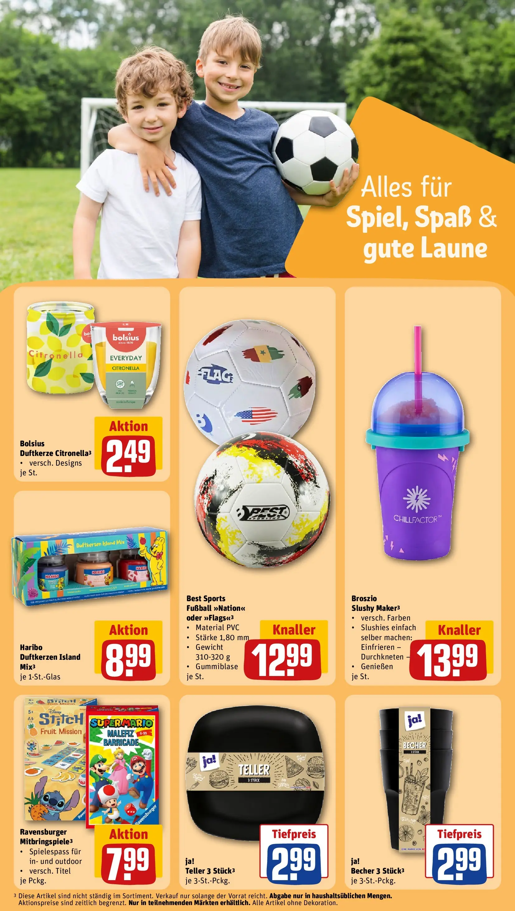 REWE Prospekt ab 08.06.2026 zum Blättern » Angebote | Seite: 18 | Produkte: Gewicht, Haribo, Fußball