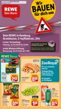 Rewe Prospekt Hamburg ab 08.06.2026 gültig