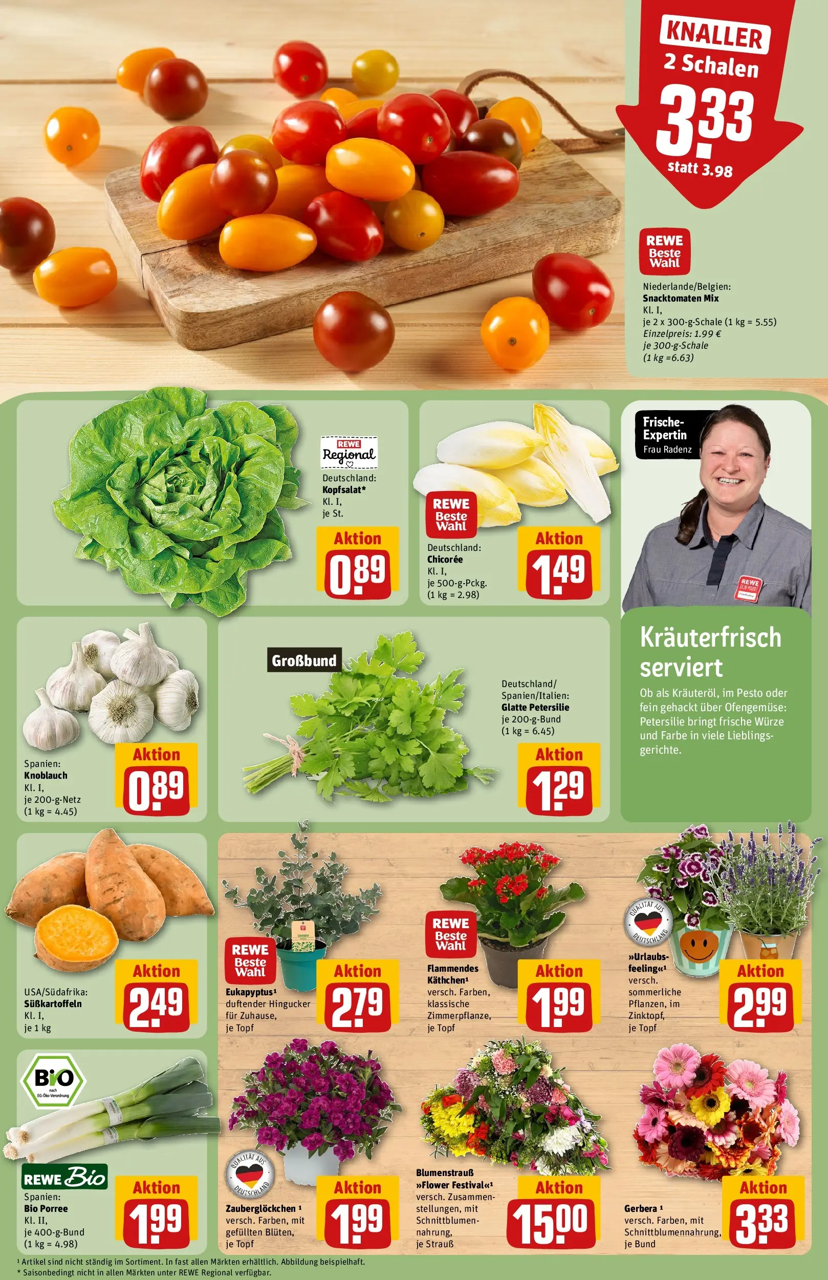 REWE Prospekt ab 08.06.2026 zum Blättern » Angebote | Seite: 7 | Produkte: Top, Knoblauch, Petersilie