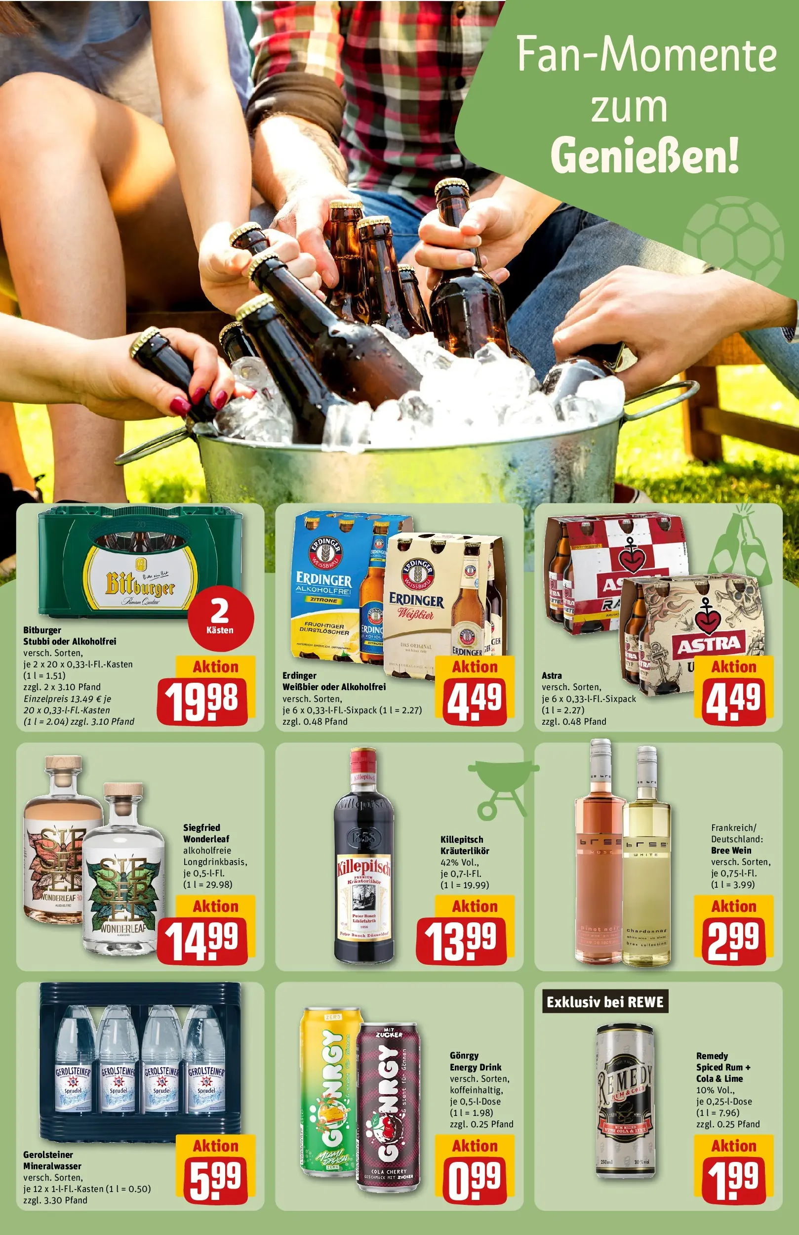 REWE Prospekt ab 08.06.2026 zum Blättern » Angebote | Seite: 19 | Produkte: Erdinger, Cola, Box, Zitrone