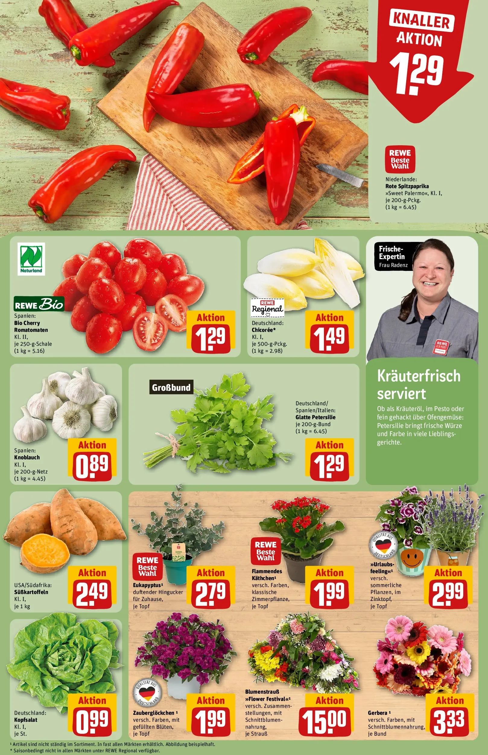 REWE Prospekt ab 08.06.2026 zum Blättern » Angebote | Seite: 7 | Produkte: Top, Knoblauch, Petersilie