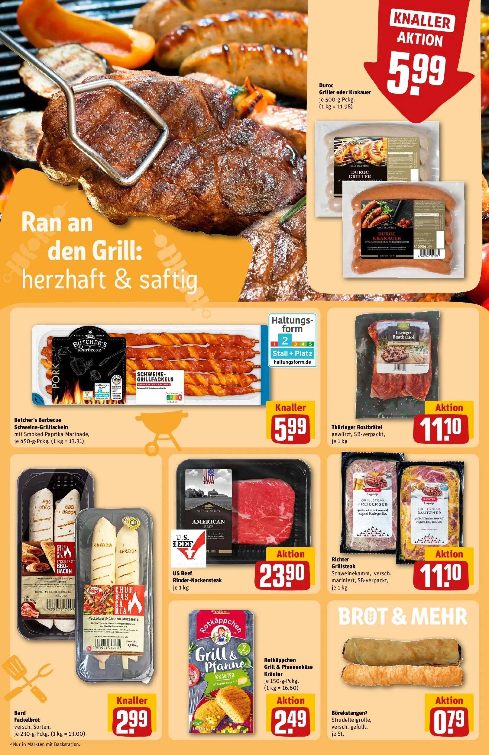 REWE Prospekt ab 08.06.2026 zum Blättern » Angebote | Seite: 19 | Produkte: Gewicht, Bier, Paprika, Brot