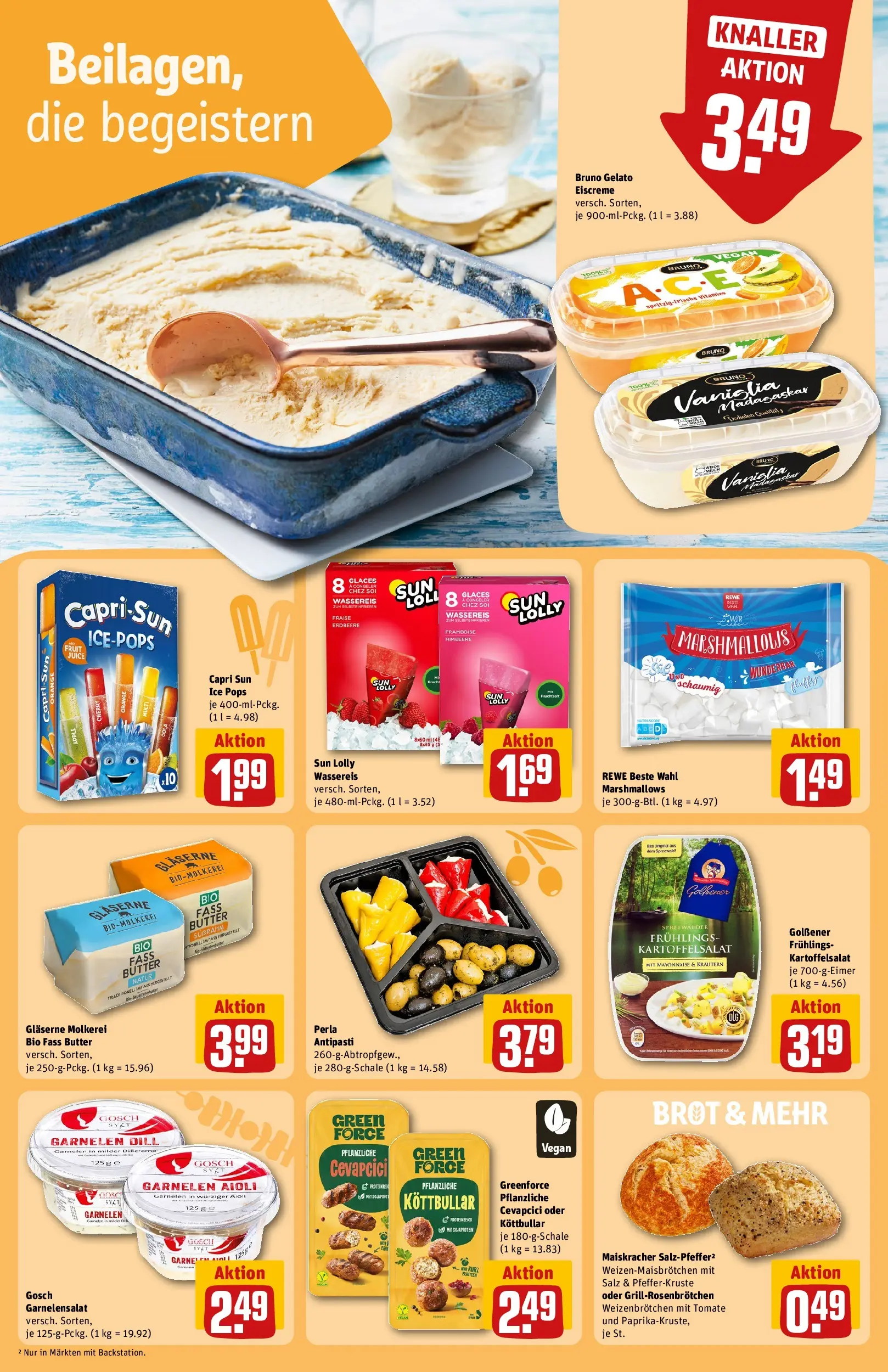 REWE Prospekt ab 08.06.2026 zum Blättern » Angebote | Seite: 20 | Produkte: Capri sun, Cevapcici, Himbeere, Brot