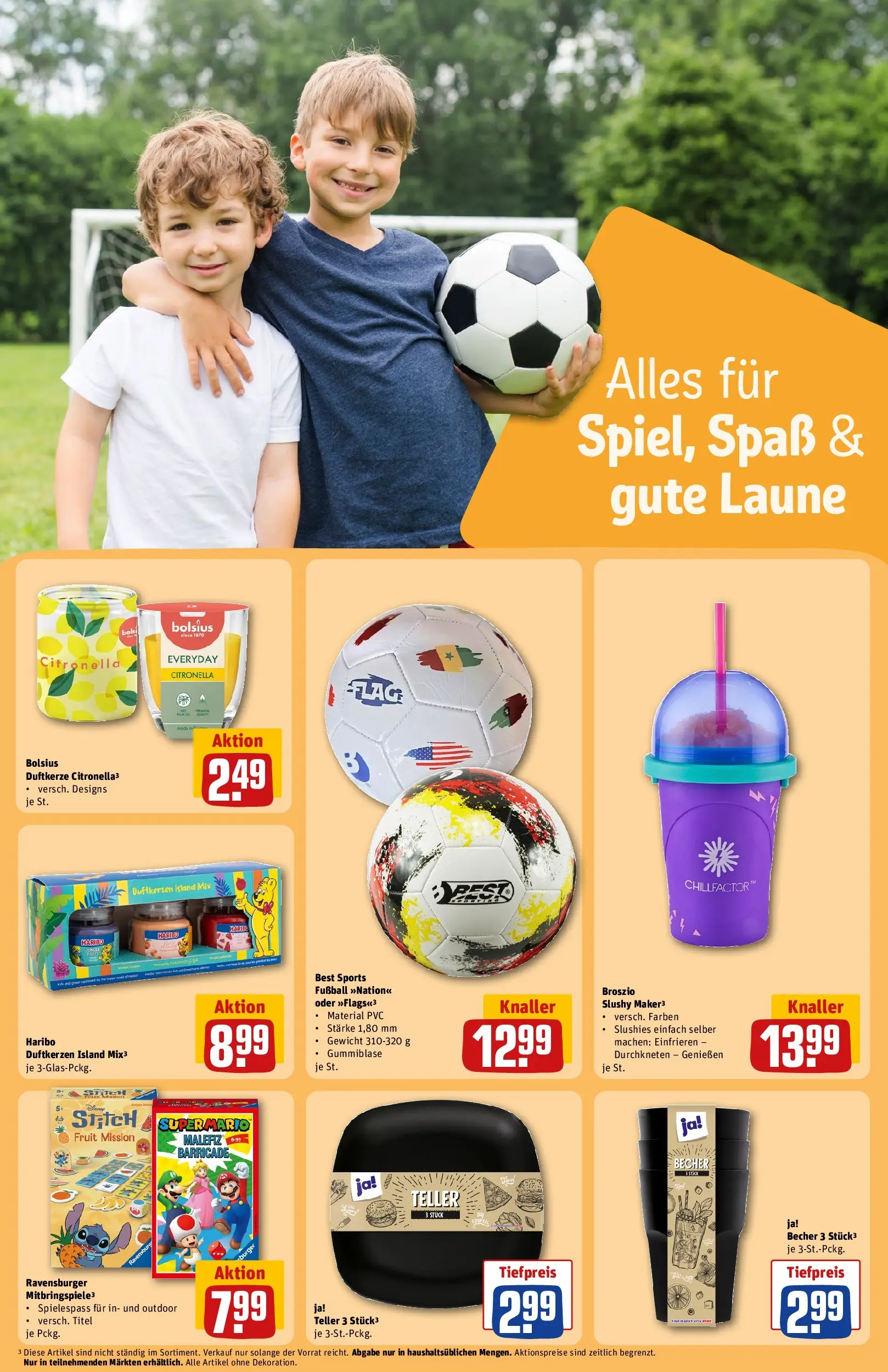 REWE Prospekt ab 08.06.2026 zum Blättern » Angebote | Seite: 22 | Produkte: Gewicht, Haribo, Fußball