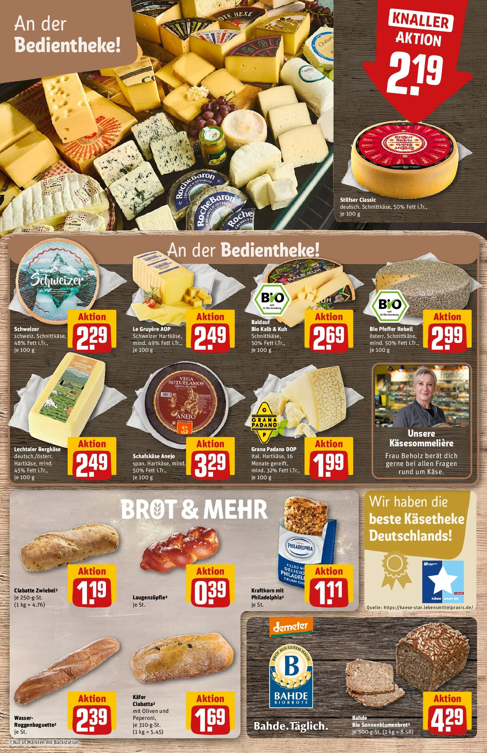 REWE Prospekt ab 08.06.2026 zum Blättern » Angebote | Seite: 11 | Produkte: Käse, Philadelphia, Wasser, Pfeffer