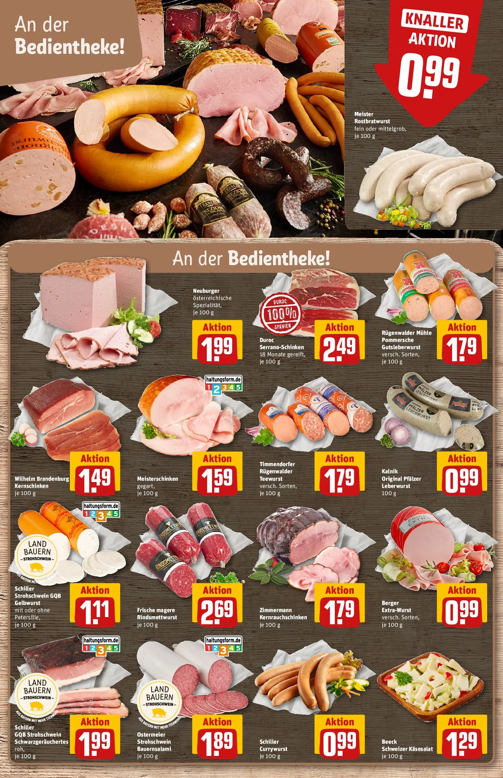 REWE Prospekt ab 08.06.2026 zum Blättern » Angebote | Seite: 10 | Produkte: Mühle, Salami