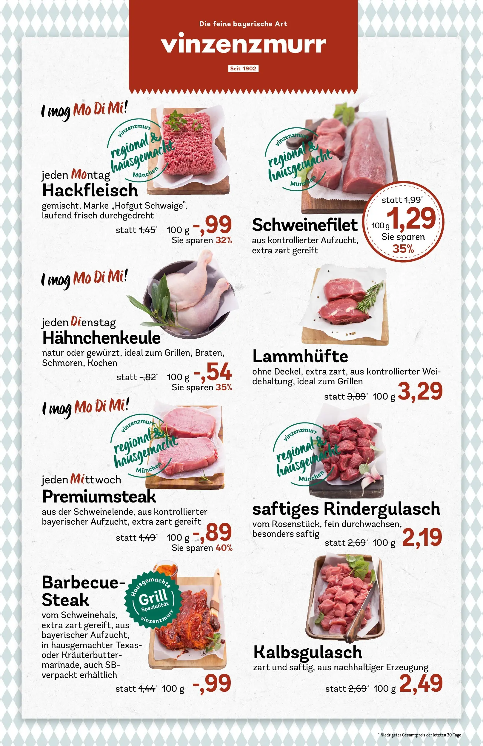 REWE Prospekt ab 08.06.2026 zum Blättern » Angebote | Seite: 8 | Produkte: Rindergulasch, Kräuterbutter, Schweinefilet, Steak