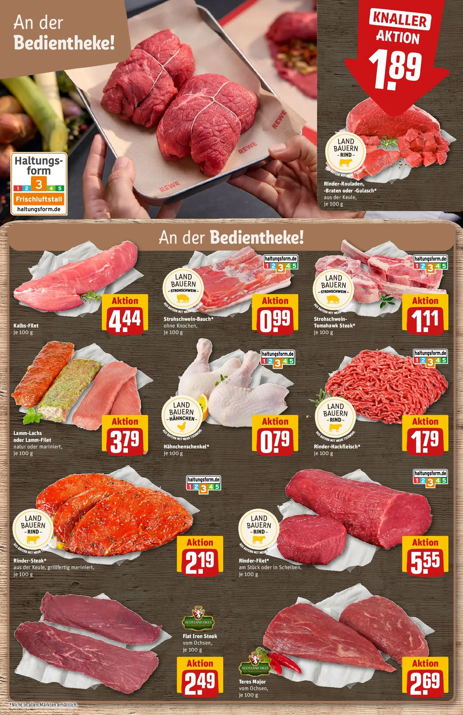 REWE Prospekt ab 08.06.2026 zum Blättern » Angebote | Seite: 8 | Produkte: Hahnchen, Steak