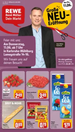 Rewe Prospekt Karlsruhe ab 08.06.2026 gültig