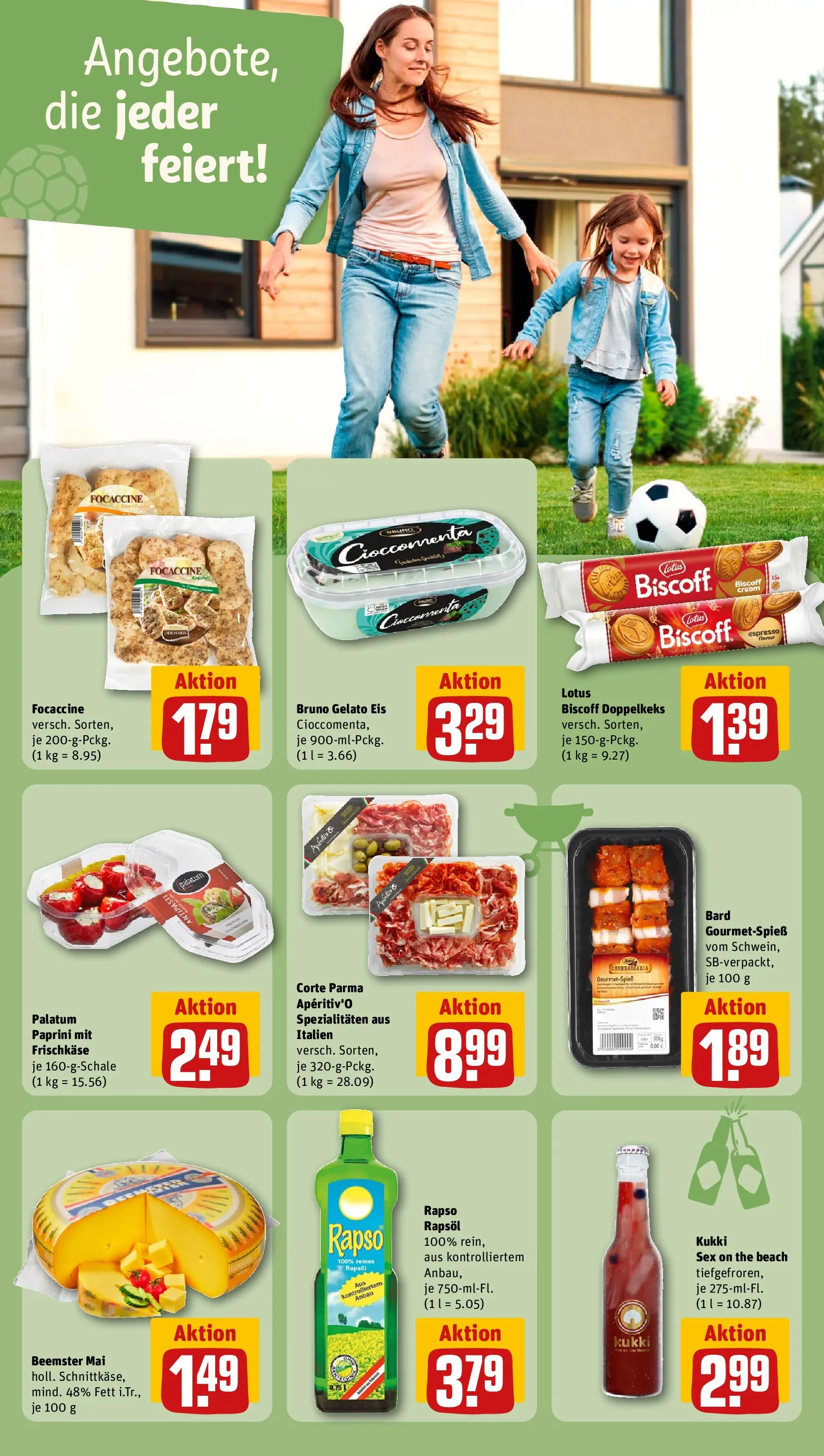 REWE Prospekt ab 08.06.2026 zum Blättern » Angebote | Seite: 26 | Produkte: Rapsöl, Eis, Rapso rapsol, Frischkase