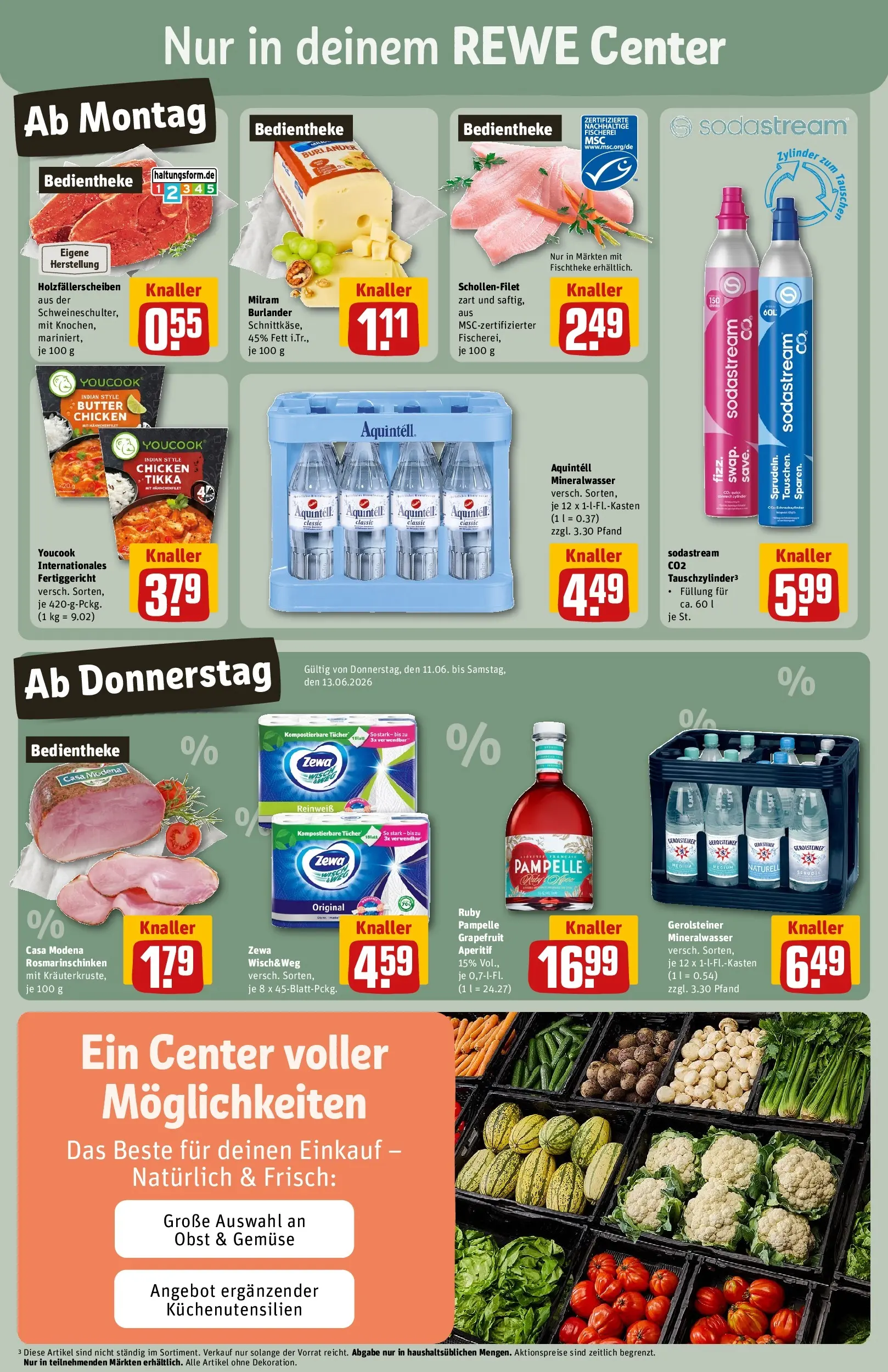 REWE Prospekt ab 08.06.2026 zum Blättern » Angebote | Seite: 5 | Produkte: Youcook, Grapefruit, Gemüse, Milram