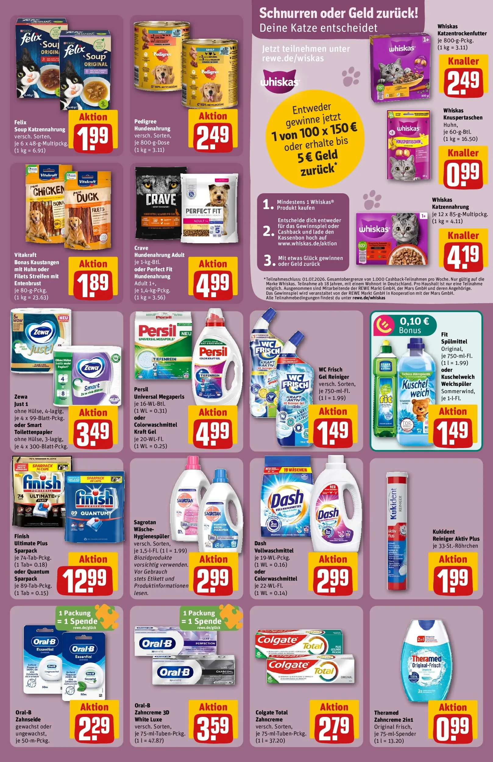 REWE Prospekt ab 08.06.2026 zum Blättern » Angebote | Seite: 27 | Produkte: Öl, Zewa, Mars, Toilettenpapier