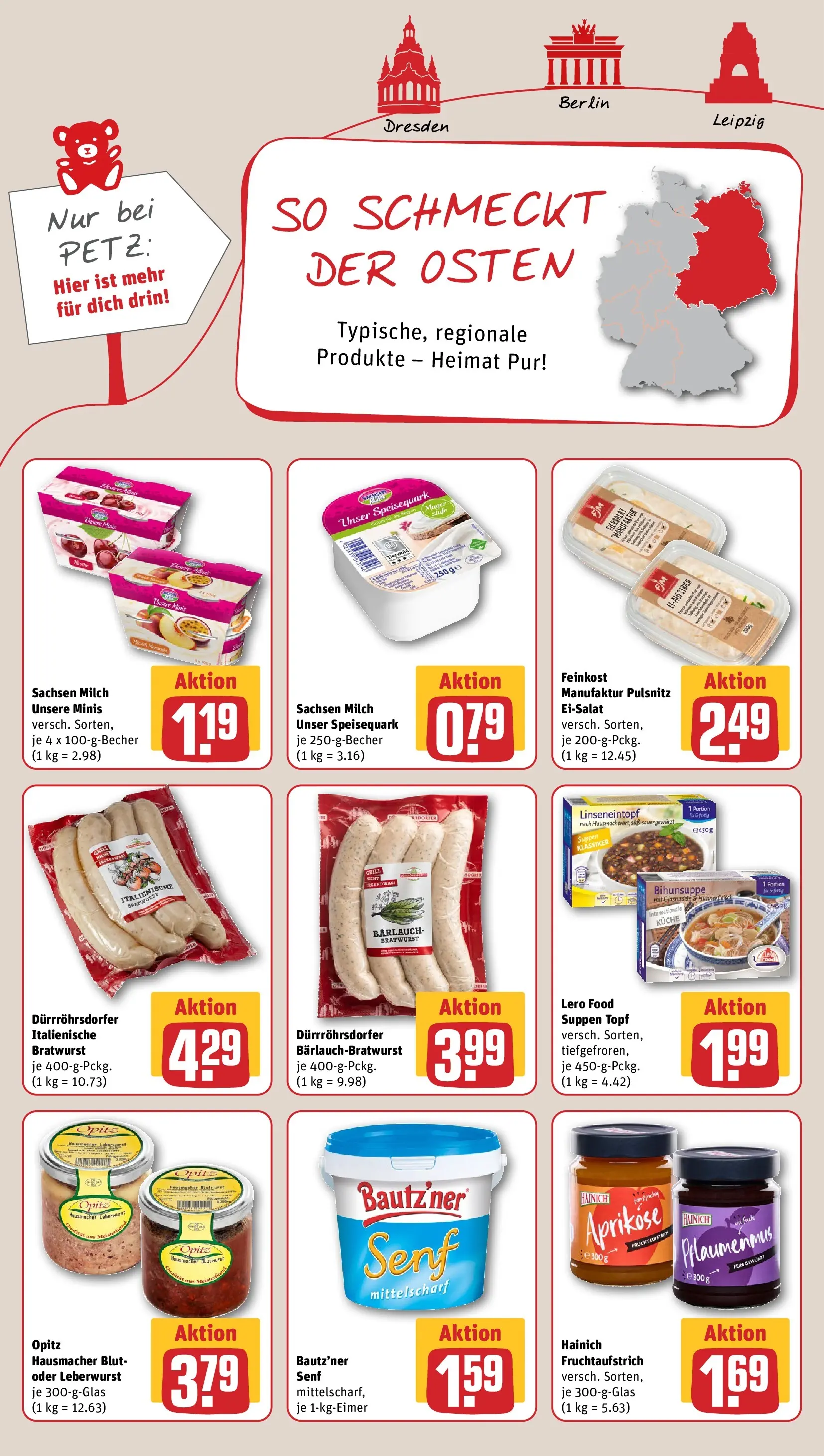 REWE Prospekt ab 08.06.2026 zum Blättern » Angebote | Seite: 10 | Produkte: Quark, Milch, Bratwurst, Hühnerfleisch
