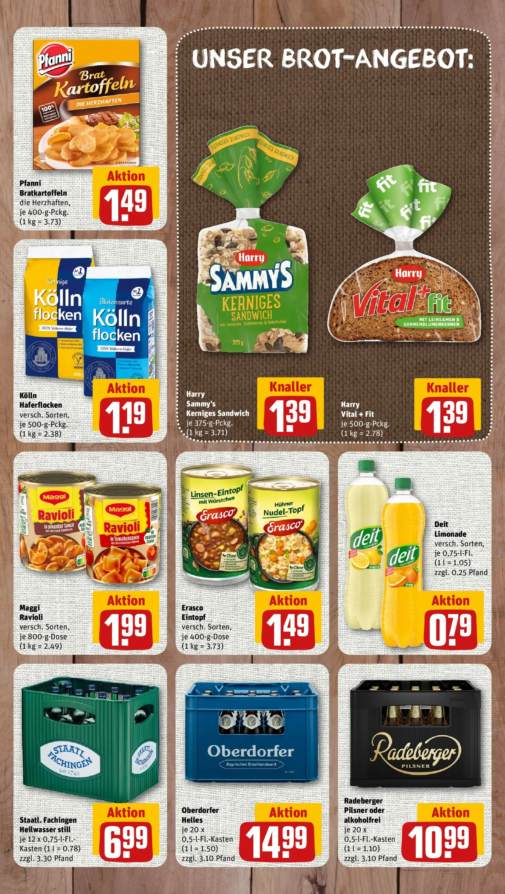 REWE Prospekt ab 08.06.2026 zum Blättern » Angebote | Seite: 7 | Produkte: Maggi, Limonade, Erasco, Flocken