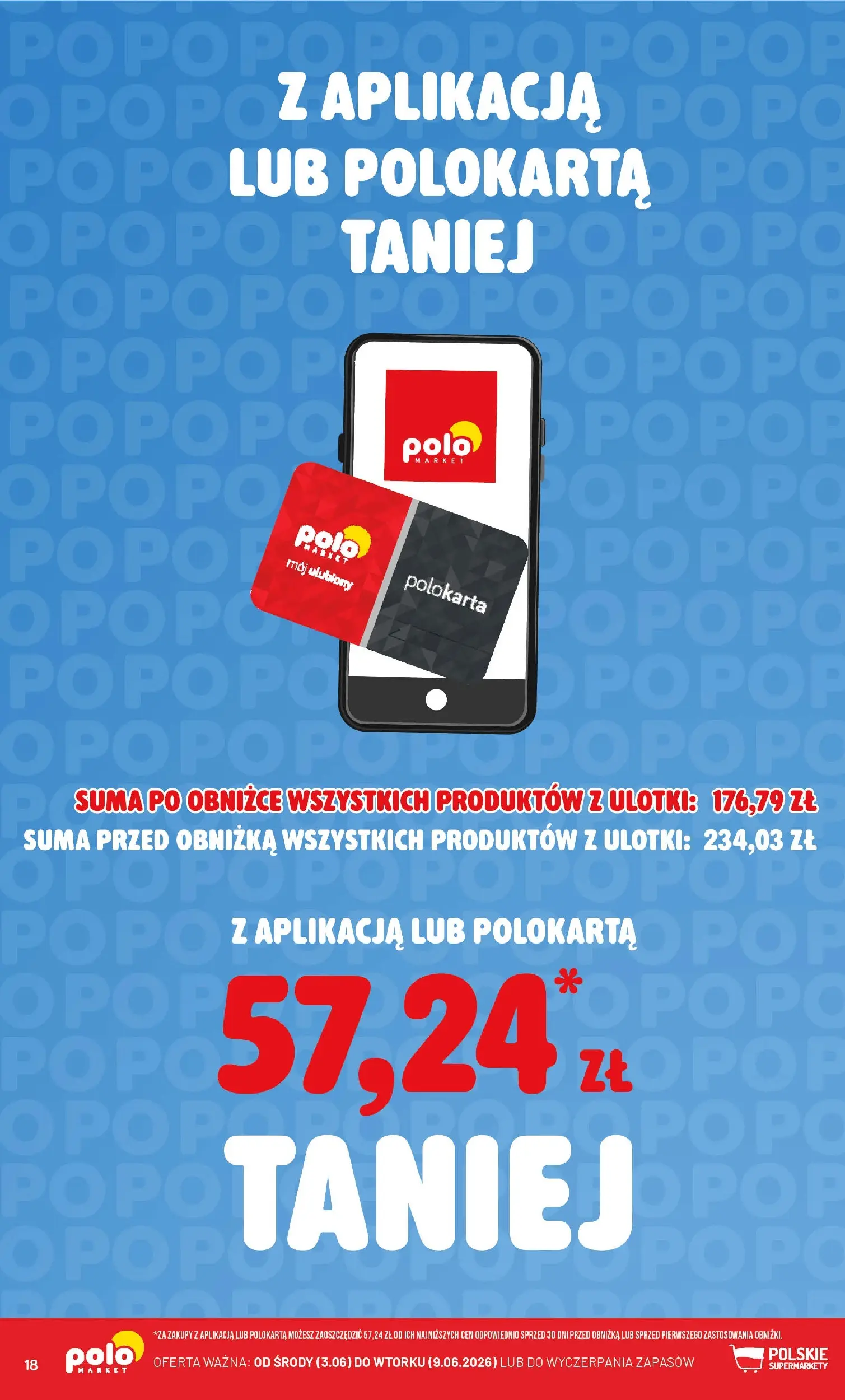 Nowa POLOmarket gazetka od jutra 03.06.2026 | Strona: 18 | Produkty: Por