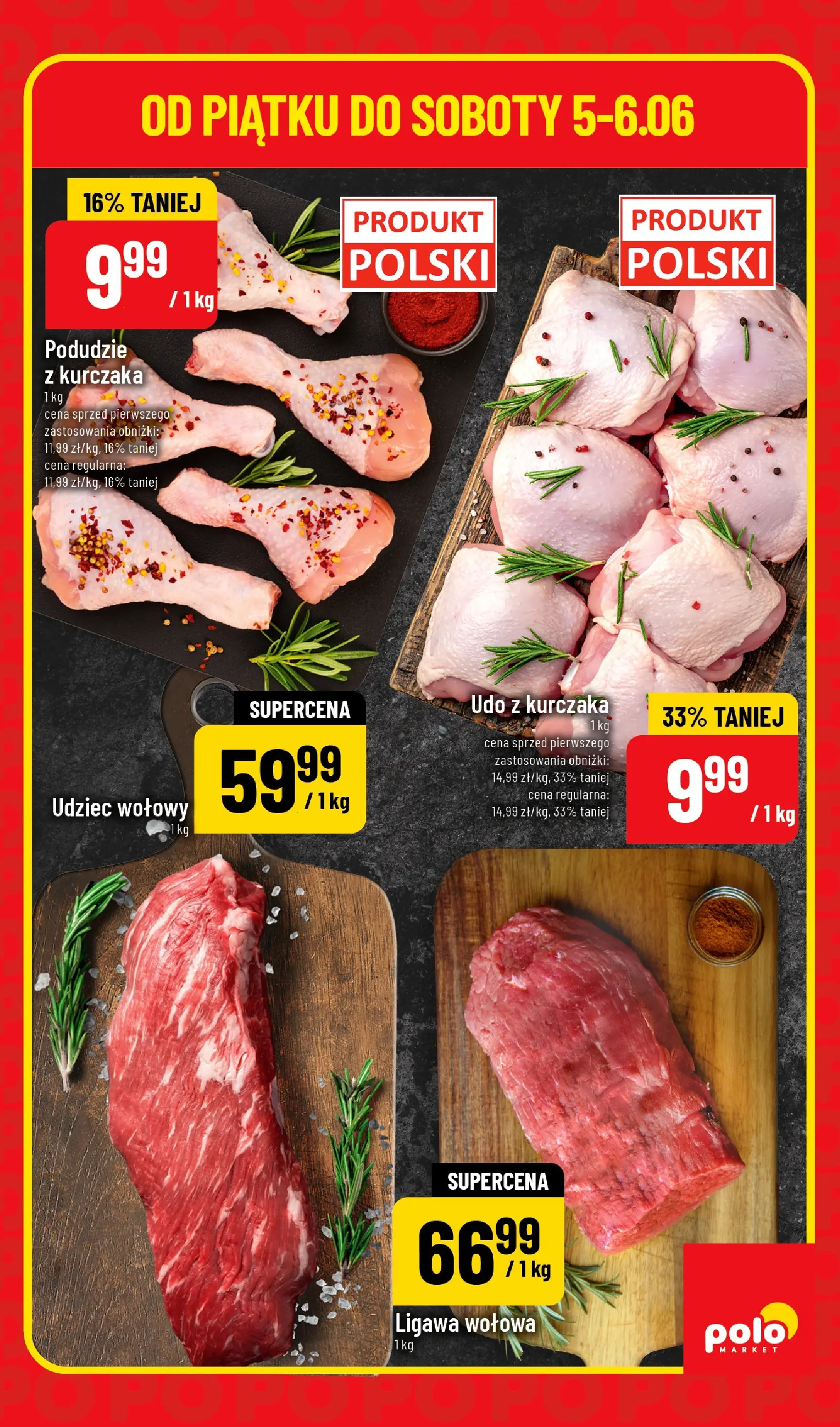 Nowa POLOmarket gazetka od jutra 05.06.2026 | Strona: 7 | Produkty: Podudzie z kurczaka
