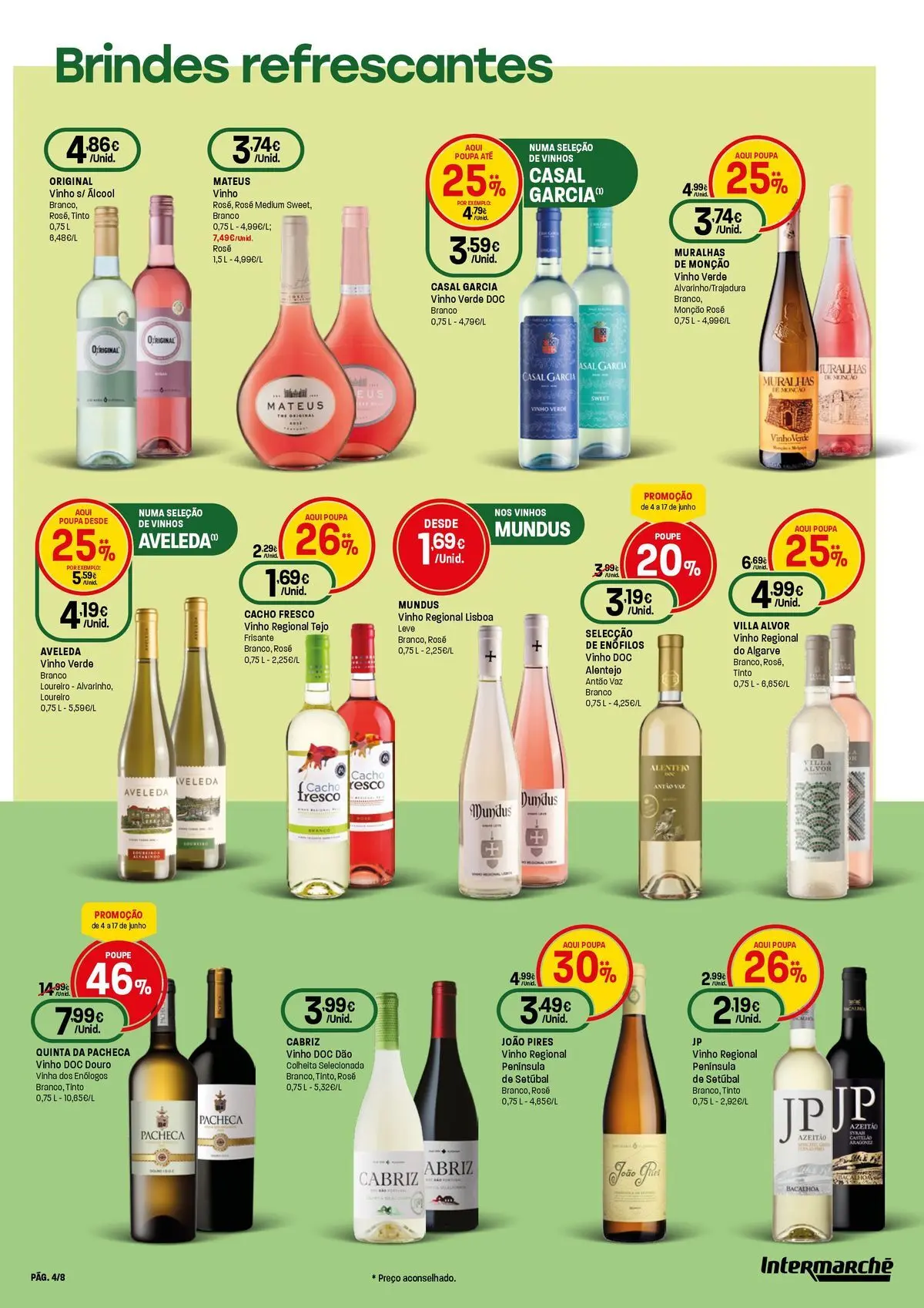 Intermarché - O melhor mundial serve-se em casa. » de 04/06/2026 - 17/06/2026 | Página: 4 | Produtos: Vinho