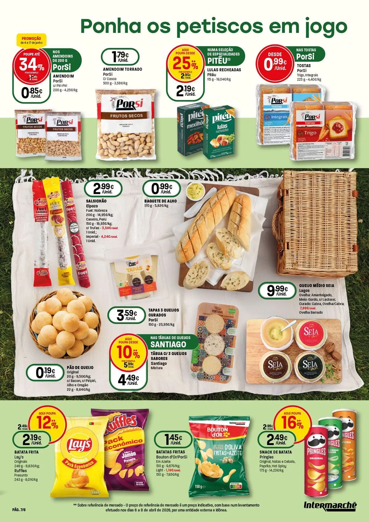 Intermarché - O melhor mundial serve-se em casa. » de 04/06/2026 - 17/06/2026 | Página: 7 | Produtos: Batata, Peru, Pão de queijo, Tostas