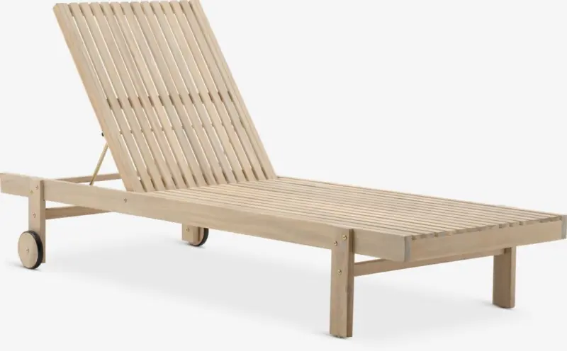 JYSK Шезлонг VESTERMADE Ш75xД198 твърда дървесина
