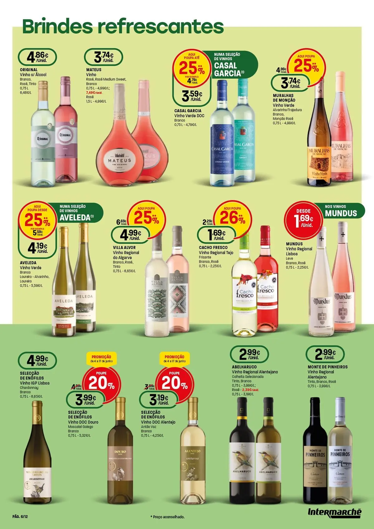 Intermarché - O melhor mundial serve-se em casa » de 04/06/2026 - 17/06/2026 | Página: 6 | Produtos: Vinho