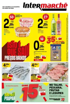 Pré-visualização Intermarché - Isto é que são preços BAIXOS! válido de 04.06.2026