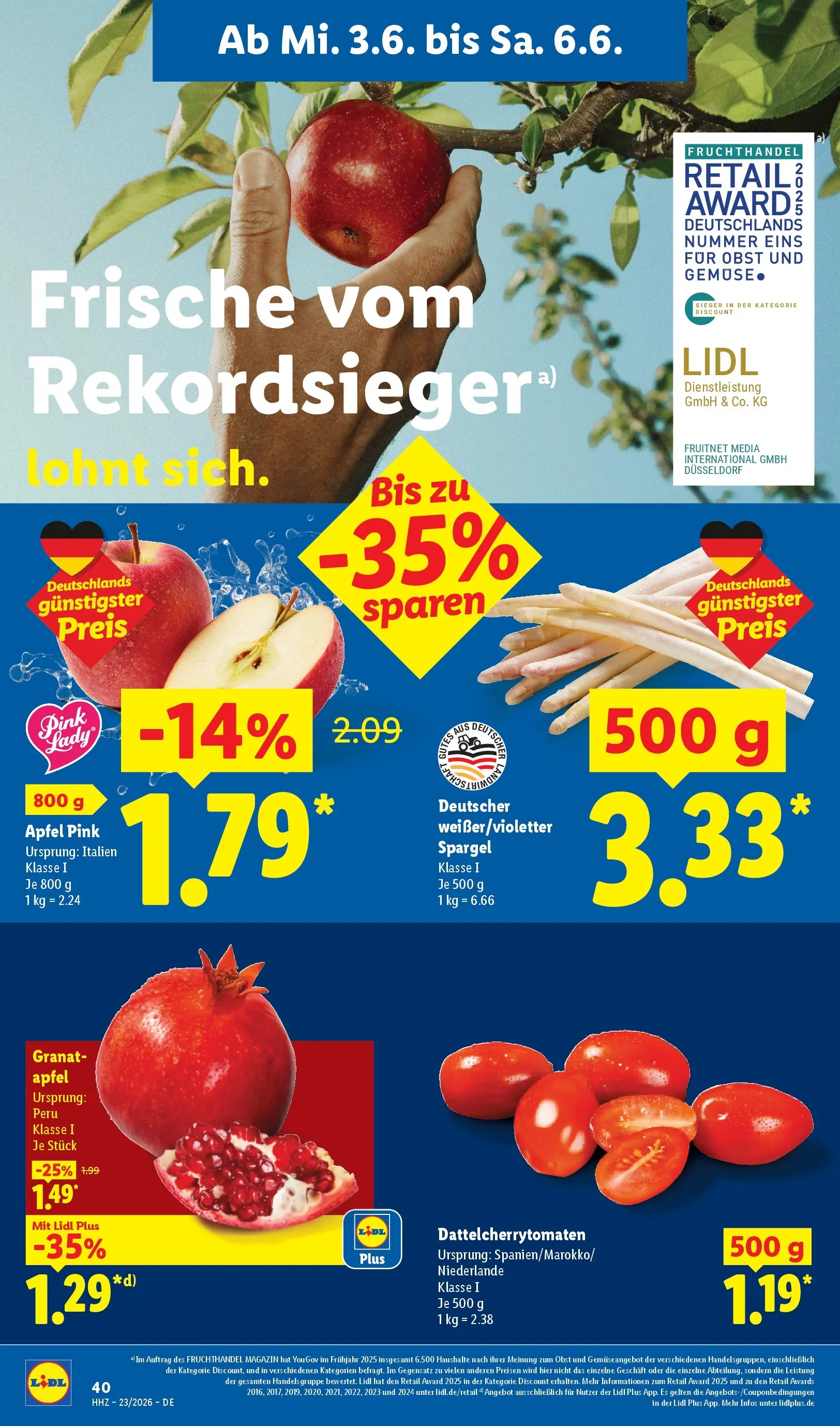 Lidl Prospekt Mahlow (ab 31.05.2026) ยป Angebote online | Seite: 66 | Produkte: รpfel, Spargel, Obst Lidl Prospekt Mahlow (ab 31.05.2026) zum Blรคttern ยป Angebote | Seite: 66 | Produkte: รpfel, Spargel, Obst