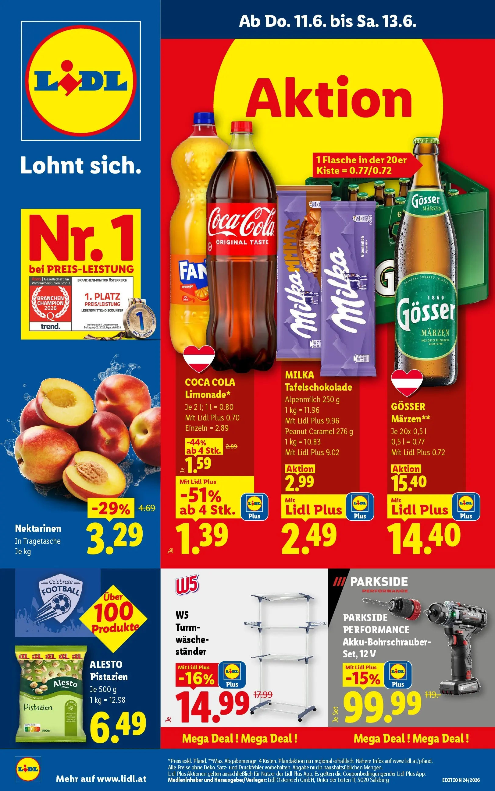 Lidl - Lidl ab 10.06.2026 - Angebote ab donnerstag | Seite: 1