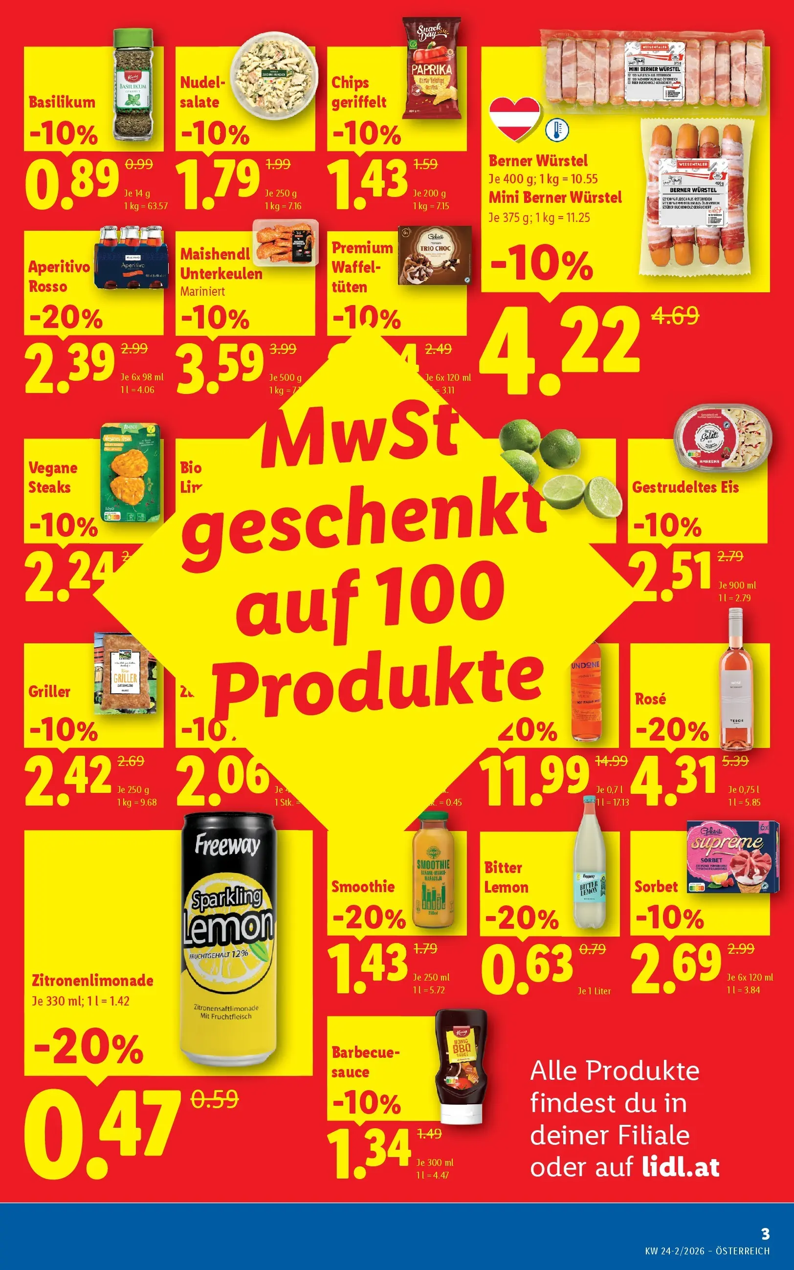 Lidl - Lidl ab 10.06.2026 - Angebote ab donnerstag | Seite: 3 | Produkte: Chips, Eis