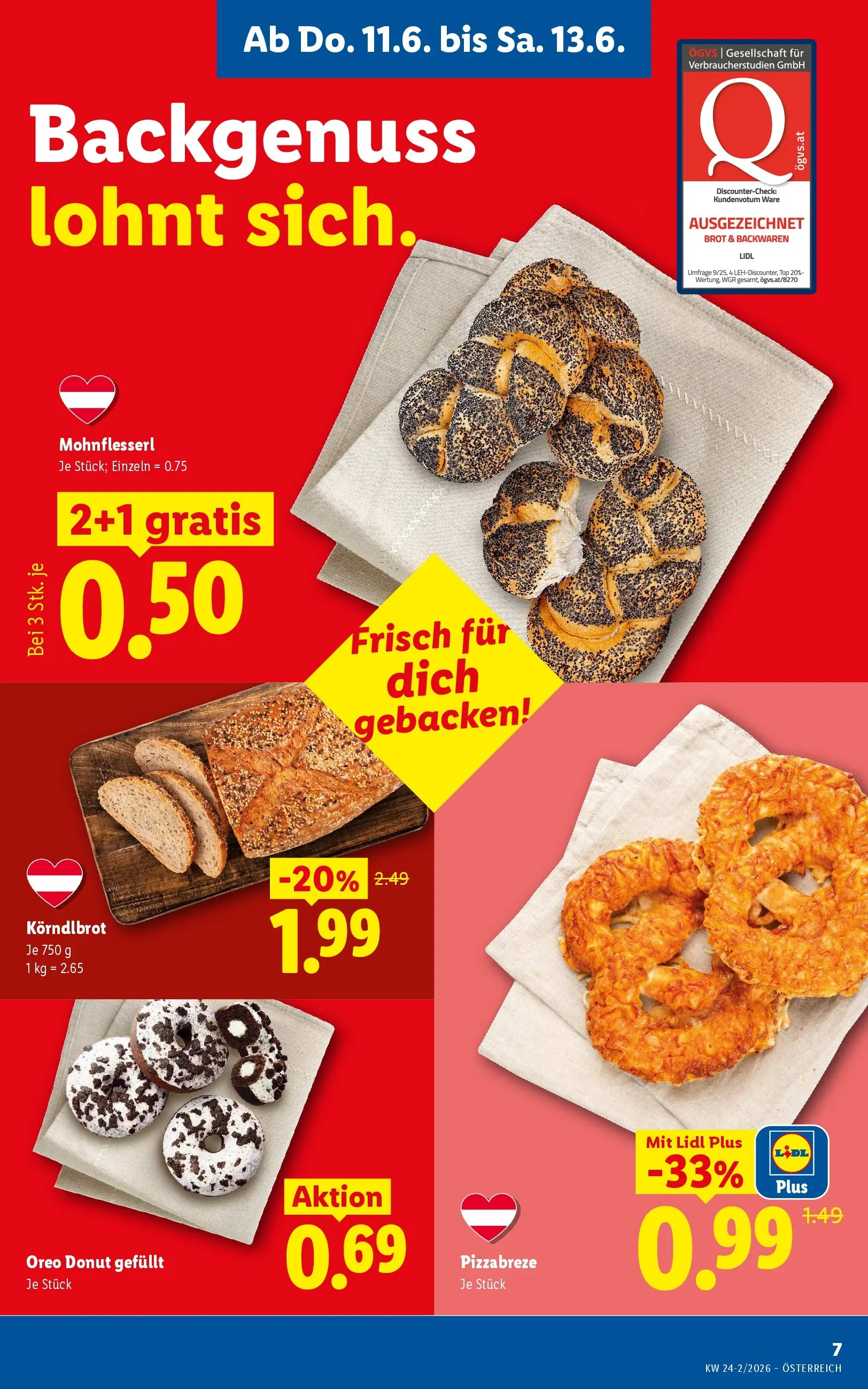 Lidl - Lidl ab 10.06.2026 - Angebote ab donnerstag | Seite: 9 | Produkte: Brot