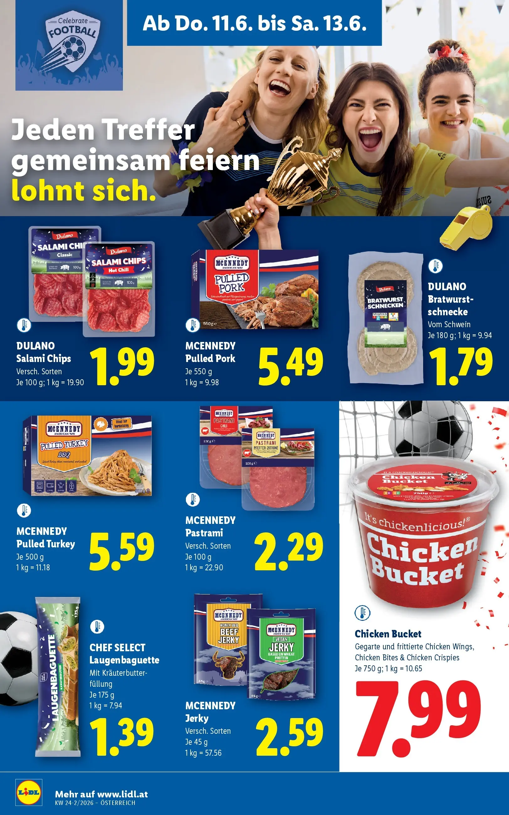 Lidl - Lidl ab 10.06.2026 - Angebote ab donnerstag | Seite: 14 | Produkte: Chips, Zitrone, Jääkaappipakastin, Salami