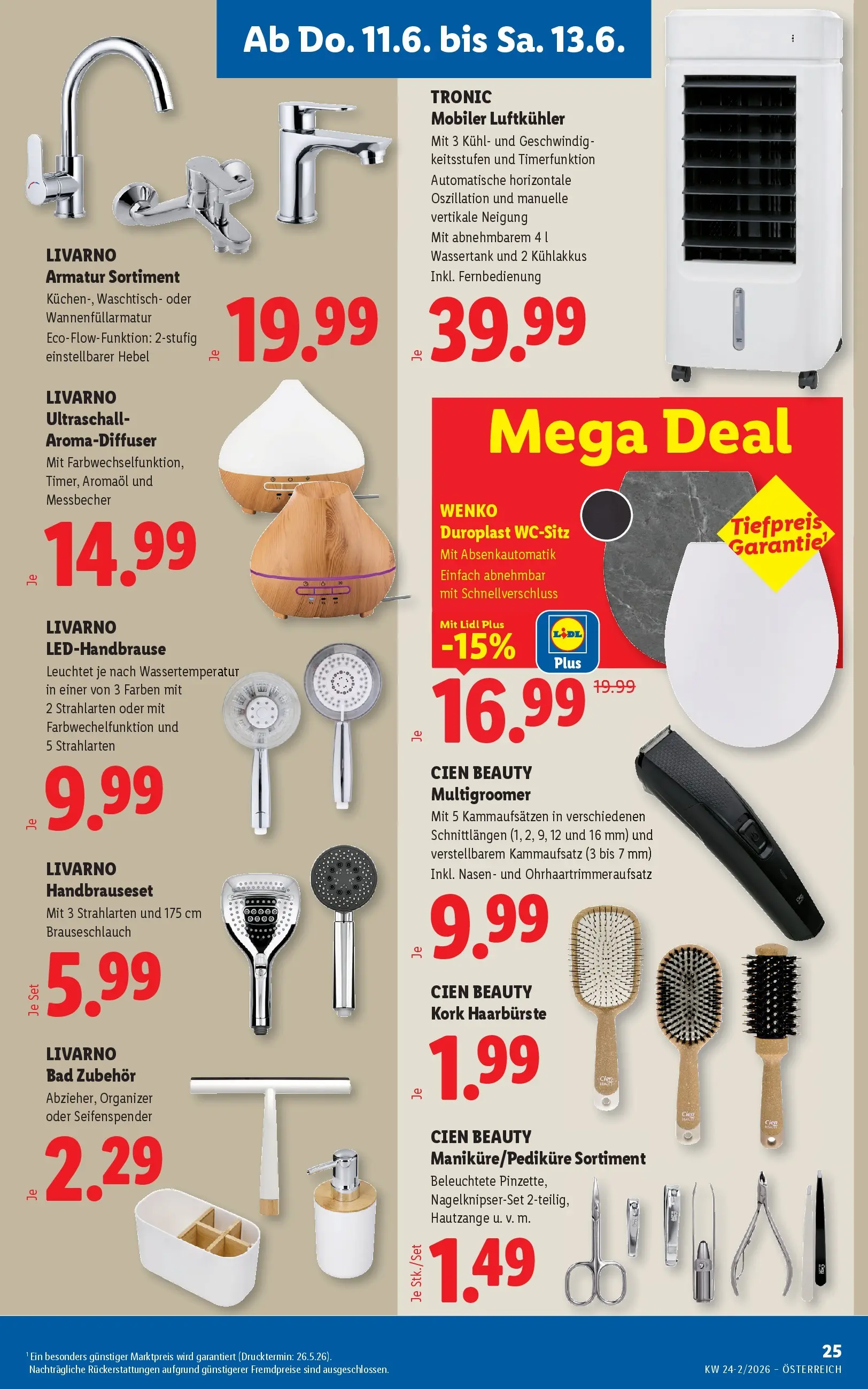 Lidl - Lidl ab 10.06.2026 - Angebote ab donnerstag | Seite: 31 | Produkte: Bad