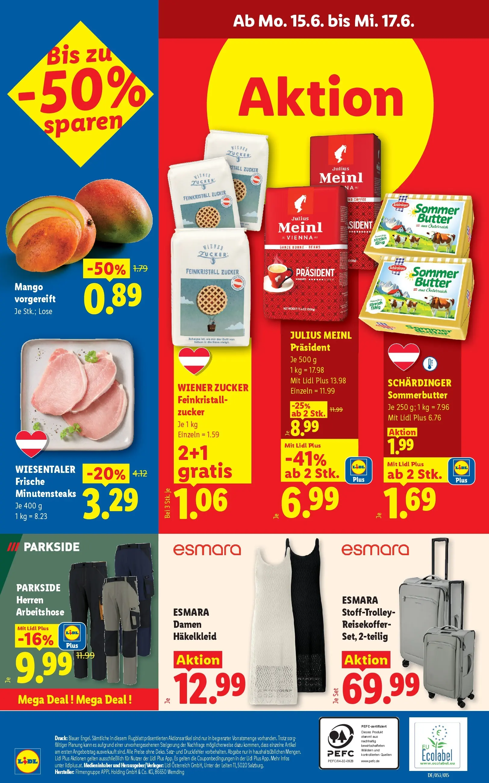 Lidl - Lidl ab 10.06.2026 - Angebote ab donnerstag | Seite: 35 | Produkte: Zucker, Mango, Duft, Butter