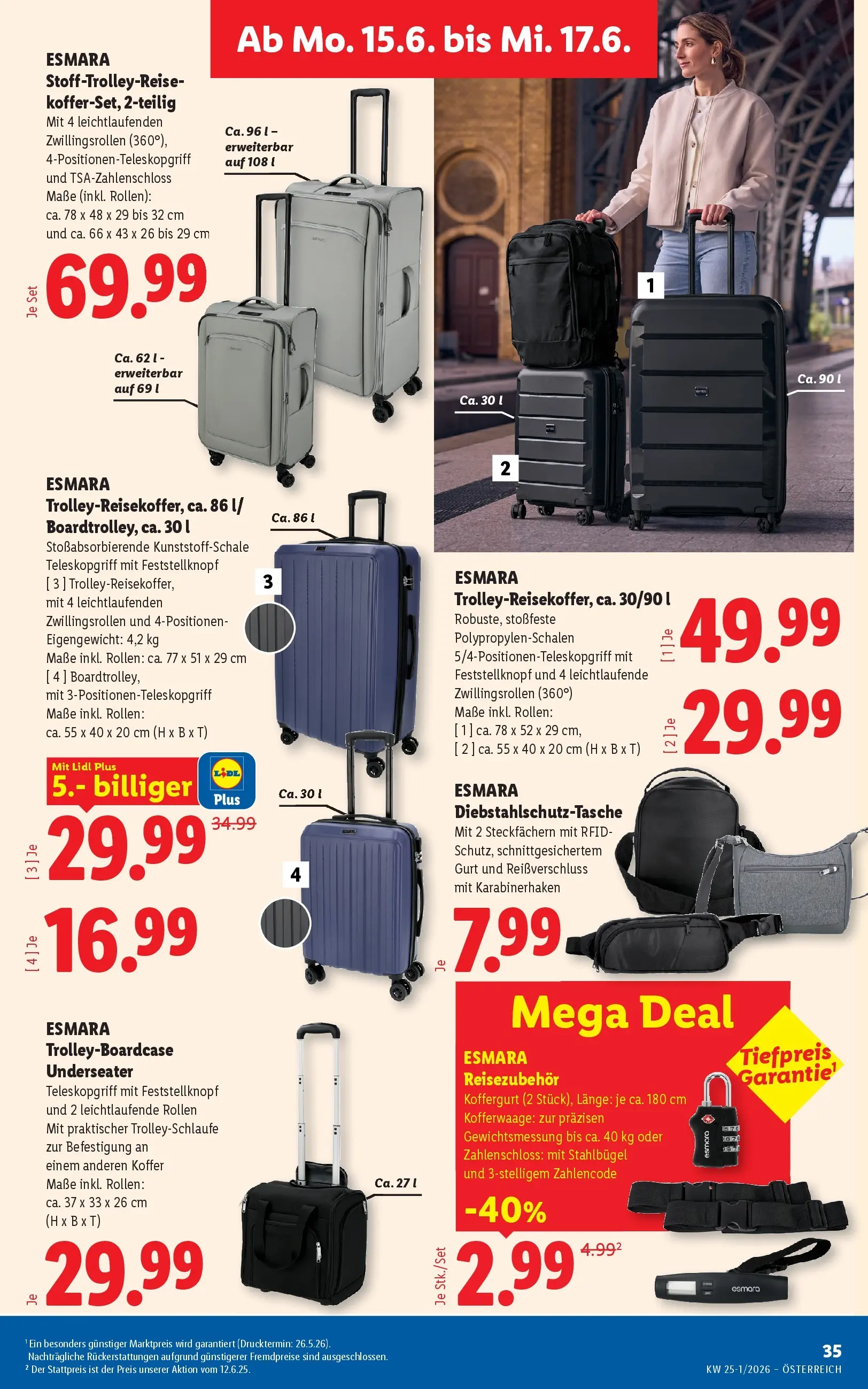 Lidl - Lidl ab 10.06.2026 - Angebote ab donnerstag | Seite: 42 | Produkte: Koffer
