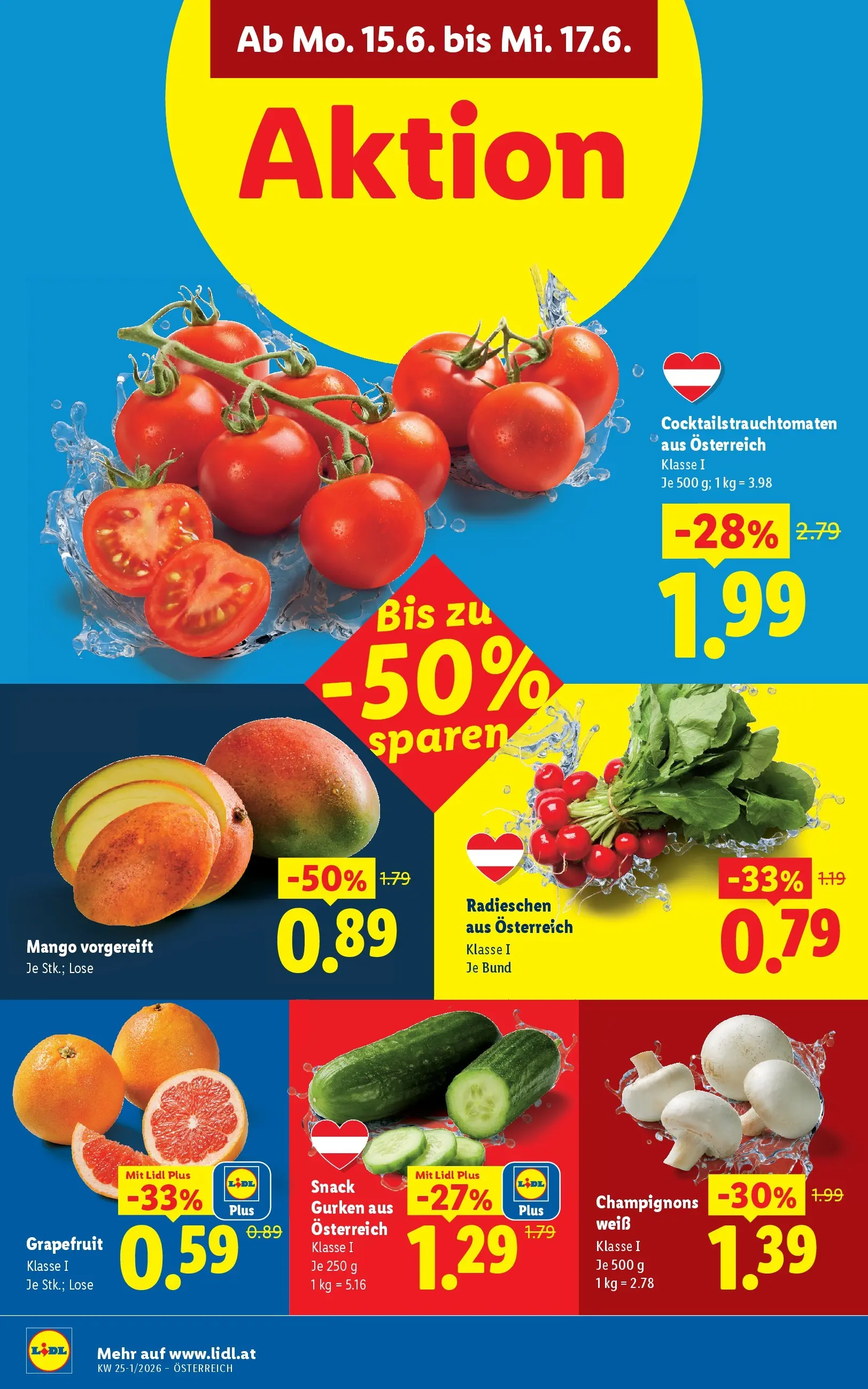 Lidl - Lidl ab 10.06.2026 - Angebote ab donnerstag | Seite: 43 | Produkte: Gurken, Grapefruit, Mango