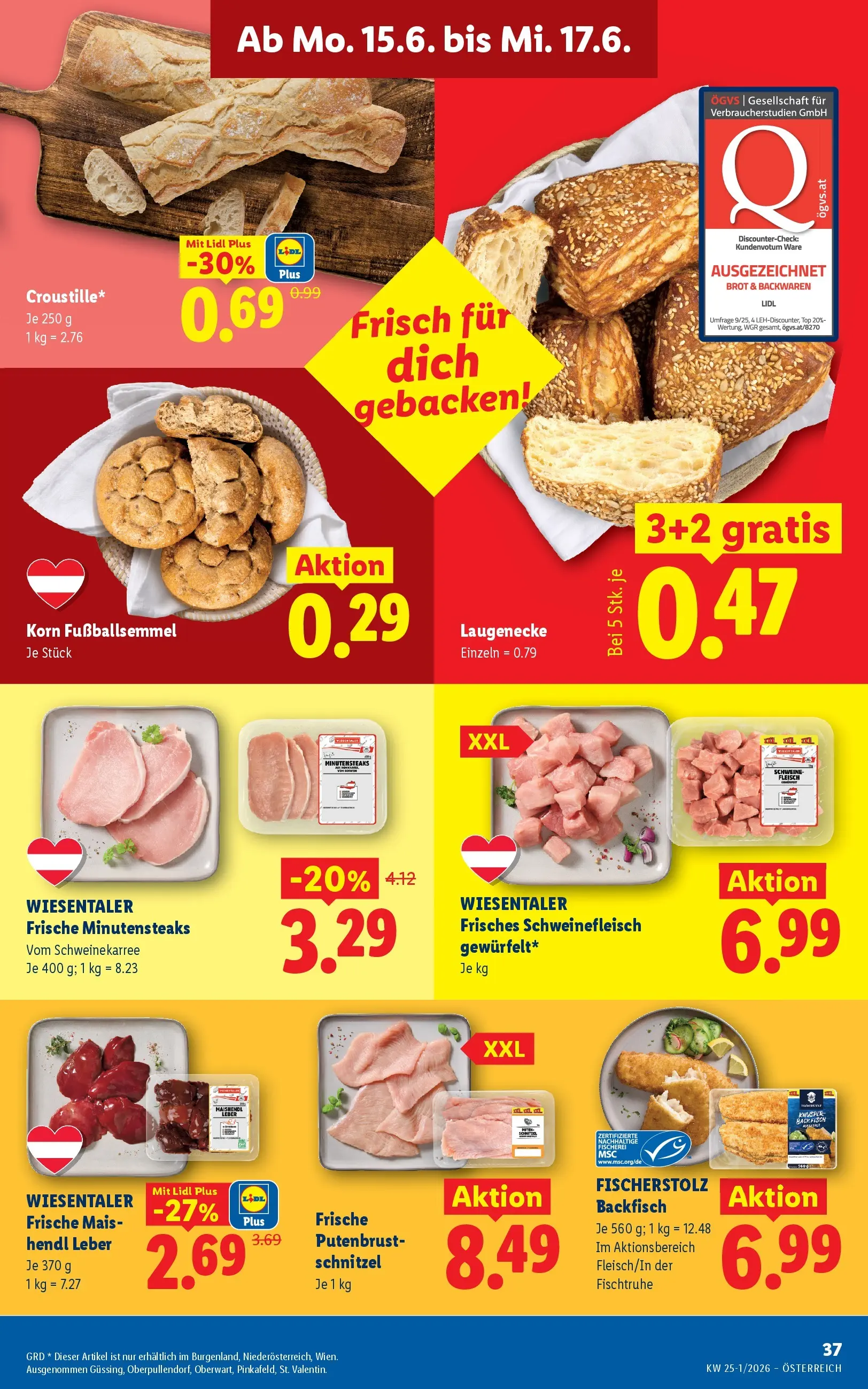 Lidl - Lidl ab 10.06.2026 - Angebote ab donnerstag | Seite: 44 | Produkte: Brot, Schweinefleisch