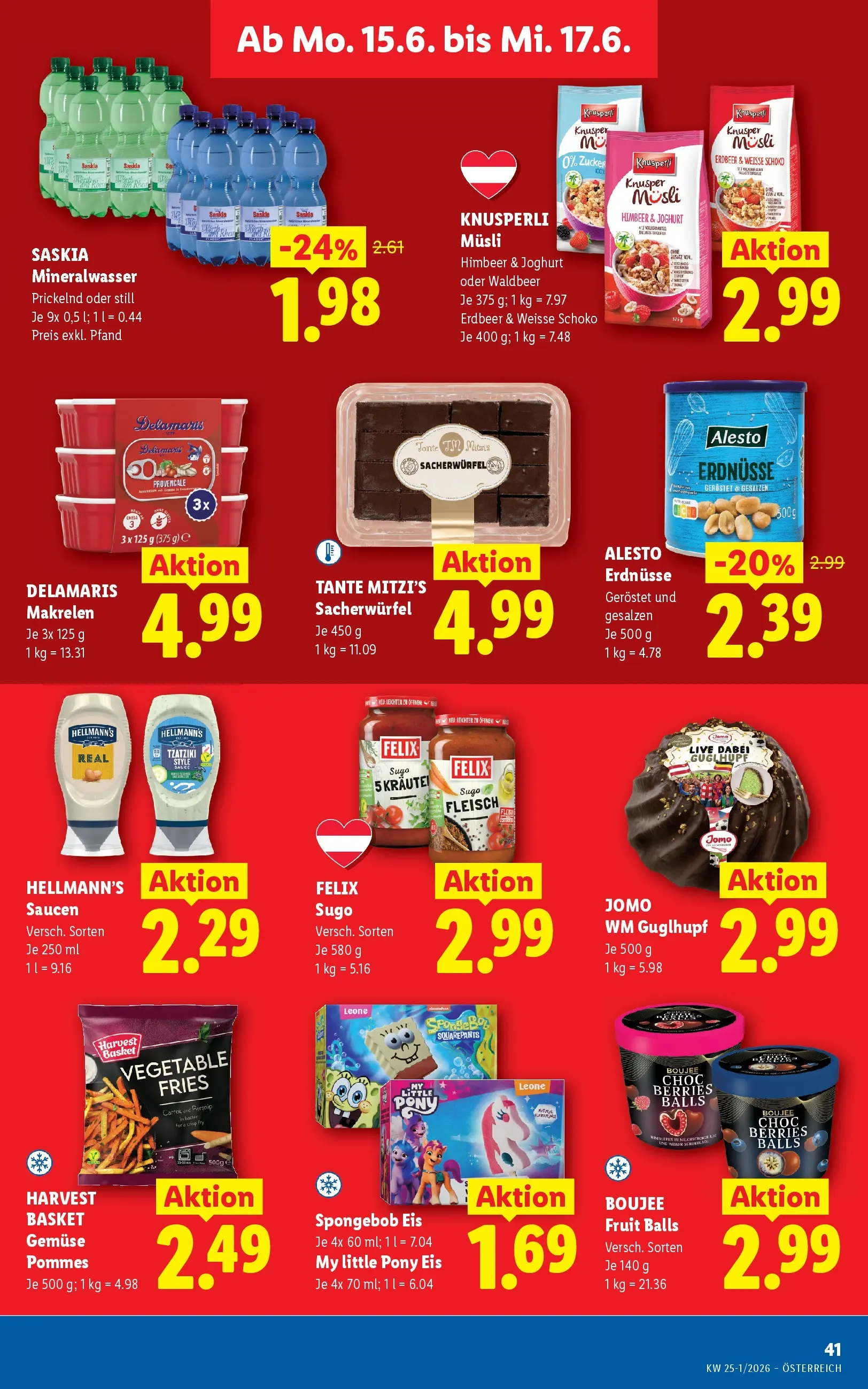 Lidl - Lidl ab 10.06.2026 - Angebote ab donnerstag | Seite: 48 | Produkte: Gemüse, Zucker, Папионка, Joghurt