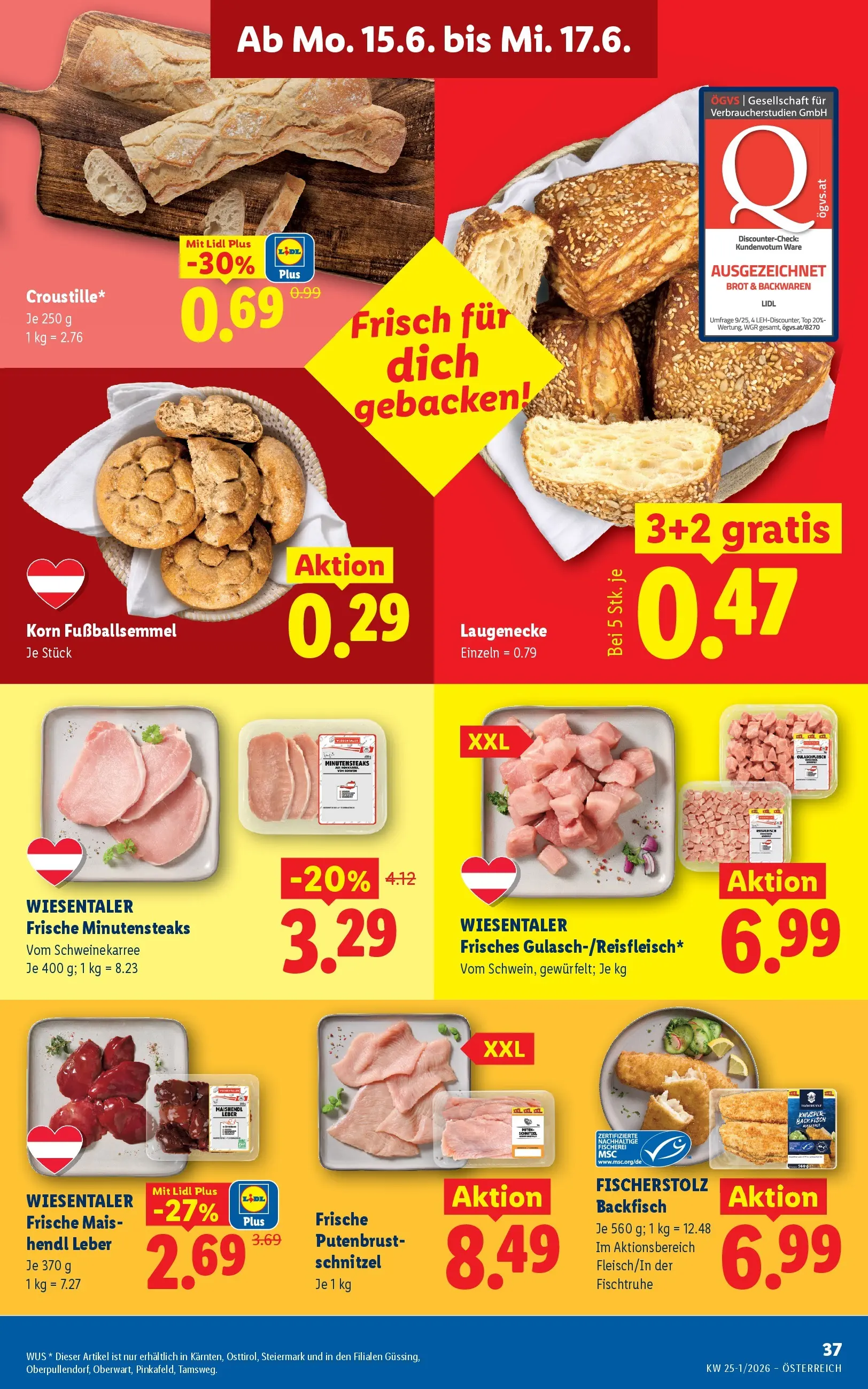 Lidl - Lidl ab 10.06.2026 - Angebote ab donnerstag | Seite: 44 | Produkte: Brot