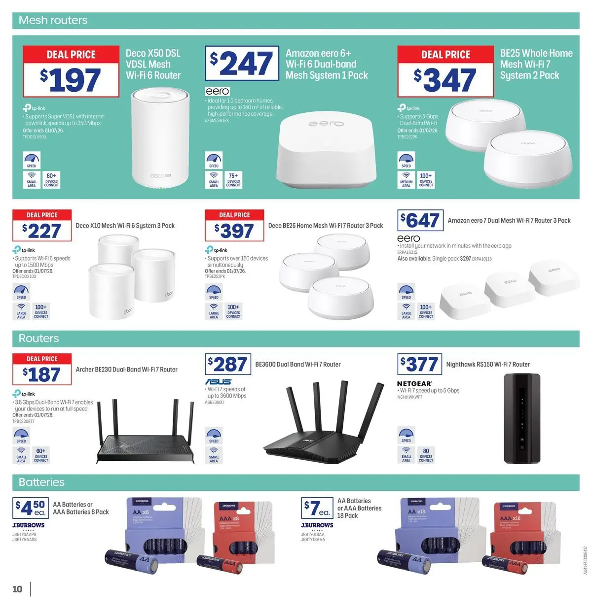 Officeworks - EOFY Deals - 10/06/2026 > weekly / monthly specials | Page: 10 | Products: Batteries